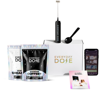 30 Servings of Coffee+ Medium Roast + FREE Starter Kit + FREE Creamer