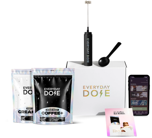 30 Servings of Coffee+ Medium Roast + FREE Starter Kit + FREE Creamer