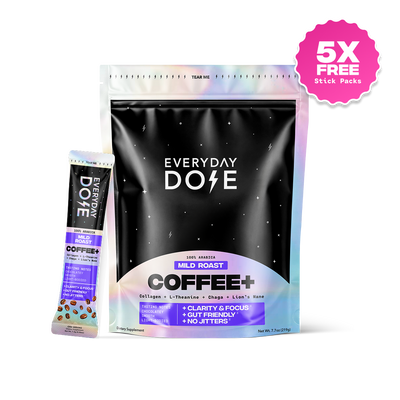 30 Servings of Coffee+ and 5 FREE Stick Packs