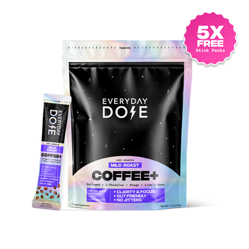 30 Servings of Coffee+ and 5 FREE Stick Packs