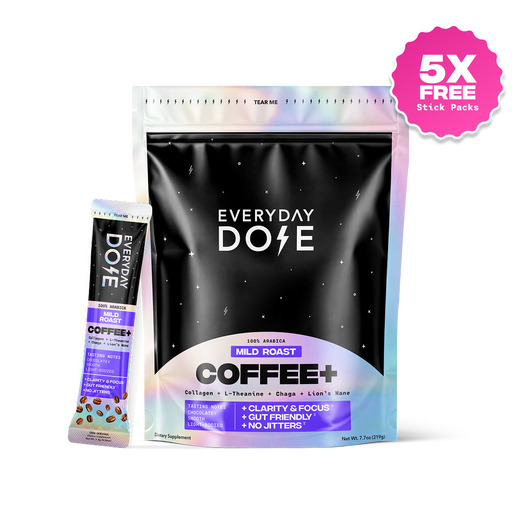 30 Servings of Coffee+ and 5 FREE Stick Packs