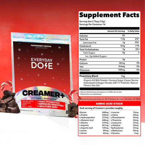 30 Servings of Coffee + FREE Starter Kit + FREE Peppermint Mocha Creamer+