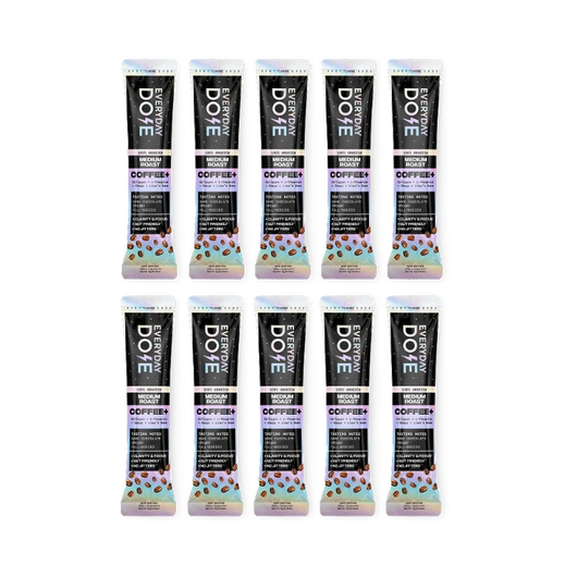 Medium Coffee+ To-Go Sticks (Pack of 10)