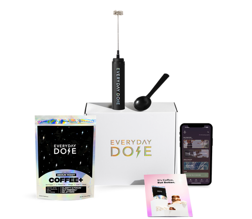 30 Servings of Coffee+ Medium Roast + FREE Starter Kit