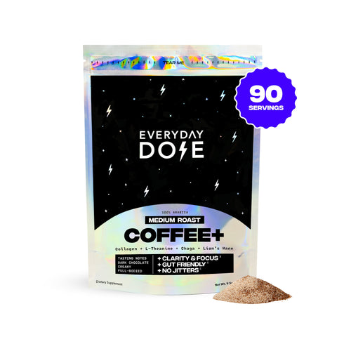 90 Servings Coffee+ Medium Roast (Quarterly)